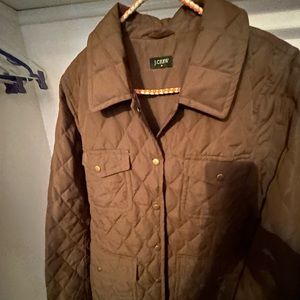 J Crew quilted jacket size L